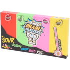 Bonbons Brain Blasterz Brain Bitz XXL en promo chez Action Bonbons Brain Blasterz Brain Bitz XXL dans le catalogue Action
