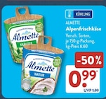 Alpenfrischkäse von Almette im aktuellen ALDI SÜD Prospekt für 0,99 €