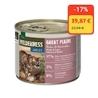 REAL NATURE WILDERNESS nourriture humide chat, adulte, Great Plains, poulet et lapin 6x200 g - RENA - Maxi Zoo REAL NATURE WILDERNESS nourriture humide chat, adulte, Great Plains, poulet et lapin 6x200 g - RENA à 19,87 € dans le catalogue Maxi Zoo