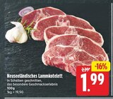 Neuseeländisches Lammkotelett für 1,99 € bei E center im Angebot Neuseeländisches Lammkotelett im aktuellen E center Prospekt