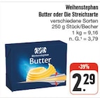 Butter oder Die Streichzarte Angebote von Weihenstephan bei nah und gut Hof für 2,29 €