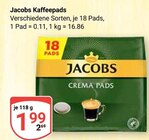 Kaffeepads Angebote von Jacobs bei GLOBUS Weimar für 1,99 €