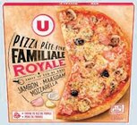 Pizza familiale cuite au feu de bois surgelée - U en promo chez U Express Strasbourg à 2,92 €