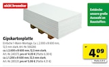 Gipskartonplatte bei Hagebaumarkt im Prospekt "" für 4,09 €