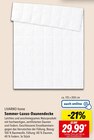 Lidl - Sommer-Luxus-Daunendecke Angebot im Prospekt Sommer-Luxus-Daunendecke bei Lidl im Prospekt "" für 29,99 €