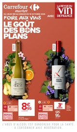 Promos Vin dans le catalogue "FOIRE AUX VINS" de Carrefour Market Vin en promo dans le catalogue Carrefour Market à la page 1