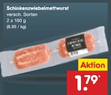 Schinkenzwiebelmettwurst bei Netto Marken-Discount im Prospekt "" für 1,79 €