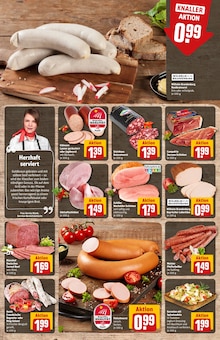Bratwurst im aktuellen REWE Prospekt (Offenbach (Main)) Bratwurst im REWE Prospekt "Dein Markt" mit 34 Seiten (Offenbach (Main))