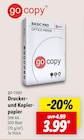 Drucker- und Kopierpapier Angebote von go copy bei Lidl Weinheim für 3,99 €