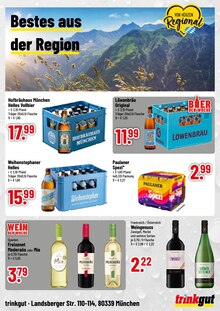 Getränke im Trinkgut Prospekt "Aktuelle Angebote" mit 4 Seiten (München)