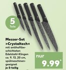 Messer-Set Crystaltech im Kaufland Prospekt Messer-Set Crystaltech von im aktuellen Kaufland Prospekt für 9,99 €