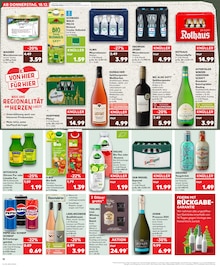 Pepsi im Kaufland Prospekt "Aktuelle Angebote" mit 38 Seiten (Karlsruhe)