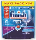 Détergent vaisselle machine tout en un Power Plus (A) - Finish en promo chez Super U Épinay-sur-Seine à 3,16 €