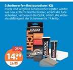 Aktuelles Scheinwerfer-Restaurations-Kit Angebot bei V-Markt in Regensburg ab 14,99 €
