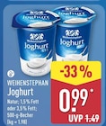 Joghurt Natur von Weihenstephan im aktuellen ALDI Nord Prospekt