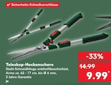 Teleskop-Heckenschere Angebote bei Kaufland Aschaffenburg für 9,99 €