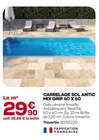 Carrelage Sol Antic Mix Grip 40 x 60 - Gedimat à Limoges Carrelage Sol Antic Mix Grip 40 x 60 en promo chez Gedimat Limoges à 29,90 €