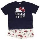 Pyjama short Hello Kitty - SANRIO en promo chez Carrefour Rouen à 9,99 €