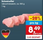 Aktuelles Schweinefilet Angebot bei Netto Marken-Discount in Mannheim ab 8,49 €