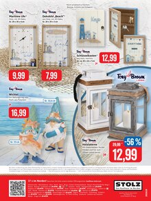 Wanduhr im Kaufhaus Stolz Prospekt "STOLZ. Das Kaufhaus im Norden." mit 16 Seiten (Lübeck)