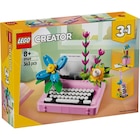 La machine à écrire avec des fleurs - LEGO en promo à 24,90 € chez Carrefour La machine à écrire avec des fleurs - LEGO dans le catalogue Carrefour