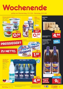 Wasser im Netto Marken-Discount Prospekt "Aktuelle Angebote" mit 51 Seiten (Kassel)