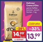 Aktuelle Kaffeebohnen Angebote bei Netto Marken-Discount in Reutlingen Aktuelles Crema d’Oro Angebot bei Netto Marken-Discount in Reutlingen ab 13,99 €