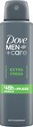 Antitranspirant Deospray Extra Fresh von Dove MEN+CARE für 2,45 € bei dm-drogerie markt im Angebot Antitranspirant Deospray Extra Fresh von Dove MEN+CARE im aktuellen dm-drogerie markt Prospekt