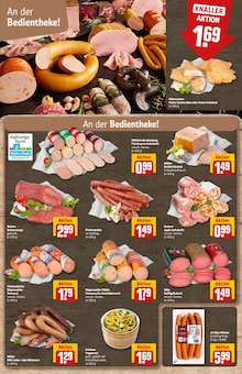 Wurst im REWE Prospekt "Dein Markt" mit 28 Seiten (Kassel)