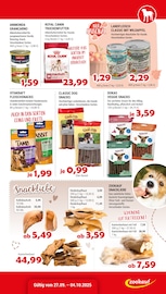 Aktueller Zookauf Prospekt mit Kaninchen, "GUT GERÜSTET DURCH DEN HERBST", Seite 7