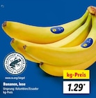 Bananen, lose im Angebot bei Lidl in Offenbach Bananen, lose Angebote bei Lidl Offenbach für 1,29 €
