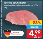 Schweine-Schulterbraten Angebote bei Netto Marken-Discount Bad Oeynhausen für 4,99 €