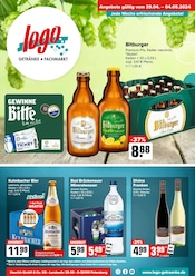 Aktueller Logo Getränkemarkt Prospekt mit Bier, "Aktuelle Angebote", Seite 1