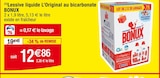 (1) Lessive liquide L’Original au bicarbonate - BONUX en promo chez Cora Argenteuil à 12,86 €