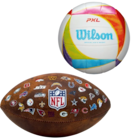 Netto Marken-Discount Dasing - Volleyball oder NFL Football Angebot im Prospekt Volleyball oder NFL Football bei Netto Marken-Discount im Dasing Prospekt für 17,99 €