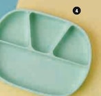 Assiette compartimentée silicone dans le catalogue Super U