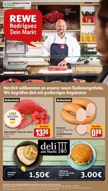 Aktueller REWE Prospekt mit Wurst, "Dein Markt", Seite 1