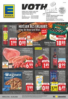 Bier im EDEKA Prospekt "Aktuelle Angebote" mit 24 Seiten (Lemgo)