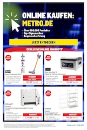 Aktueller METRO Supermarkt Prospekt in Blankenberg und Umgebung, "Online kaufen: Metro.de" mit 2 Seiten, 23.06.2025 - 29.06.2025