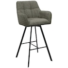 BARHOCKER Struktur Grün, Schwarz Eisen Sitzfläche 180° drehbar, automatische Rückholfunktion Angebote von Carryhome bei XXXLutz Möbelhäuser Borken für 104,83 €