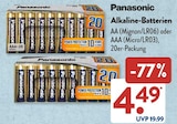 Alkaline-Batterien AA (Mignon/LR06) Angebote von Panasonic bei ALDI SÜD Erlangen für 4,49 €