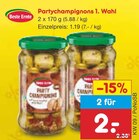 Partychampignons 1. Wahl Angebote von Beste Ernte bei Netto Marken-Discount Mainz für 1,19 €