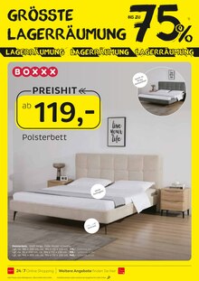 Bett im aktuellen XXXLutz Prospekt (Mönchengladbach) Bett im XXXLutz Prospekt "GRÖSSTE LAGERRÄUMUNG" mit 26 Seiten (Mönchengladbach)