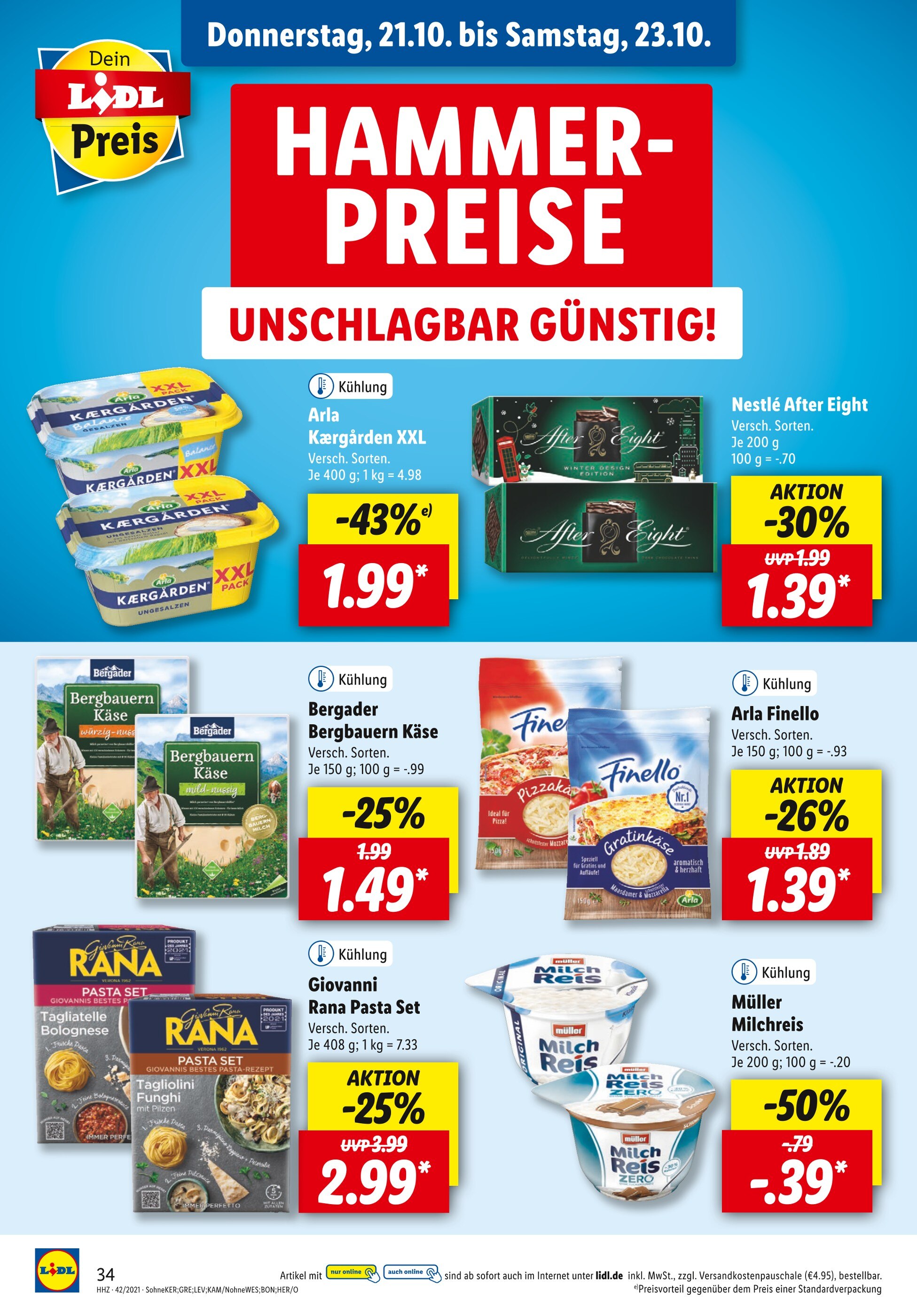 Lidl Prospekt für Frankenberg mit 24 Seiten Lidl Prospekt für Frankenberg: "HAMMERPREISE UNSCHLAGBAR GÜNSTIG!", 24 Seiten, 21.10.2021 - 23.10.2021