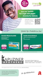 mea - meine apotheke Prospekt für Wolnzach mit 4 Seiten mea - meine apotheke Prospekt für Wolnzach: "Unsere Juni-Angebote", 4 Seiten, 01.06.2026 - 30.06.2026