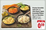 Frischer Kartoffelsalat mit oder ohne Speck, Weißkrautsalat Pfälzer Art oder Karottensalat Angebote bei EDEKA Heidelberg für 0,59 €