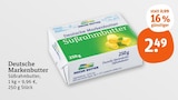 Deutsche Markenbutter Süßrahmbutter von Hoche Butter für 2,49 € bei tegut im Angebot Deutsche Markenbutter Süßrahmbutter von Hoche Butter im aktuellen tegut Prospekt