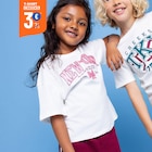 La Halle Ambérieu-en-Bugey - Promo T-shirt col rond manches courtes coton ivoire fille Promo T-shirt col rond manches courtes coton ivoire fille à 3,00 € dans le catalogue La Halle à Ambérieu-en-Bugey