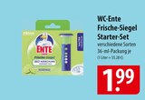 Aktuelles WC-Ente Frische-Siegel Starter-Set Angebot bei famila Nordost in Kiel ab 1,99 €