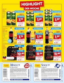 Coca Cola im Netto Marken-Discount Prospekt "Aktuelle Angebote" mit 62 Seiten (Heilbronn)